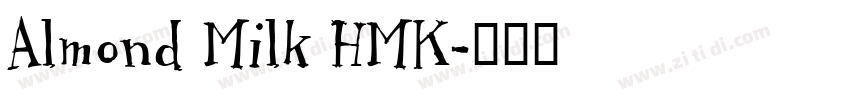 Almond Milk HMK字体转换